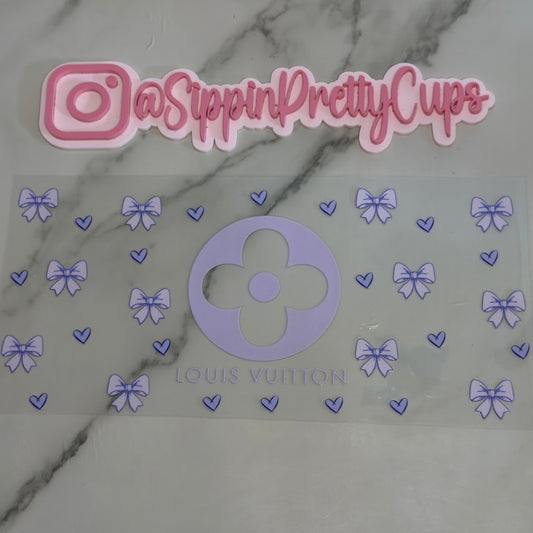 Name Brands / LV lavender Purple Bows