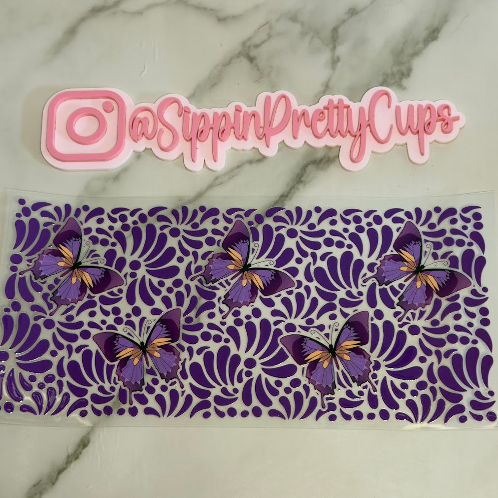 Butterflies / Purple Butterflies Talavera