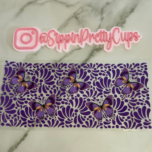 Butterflies / Purple Butterflies Talavera