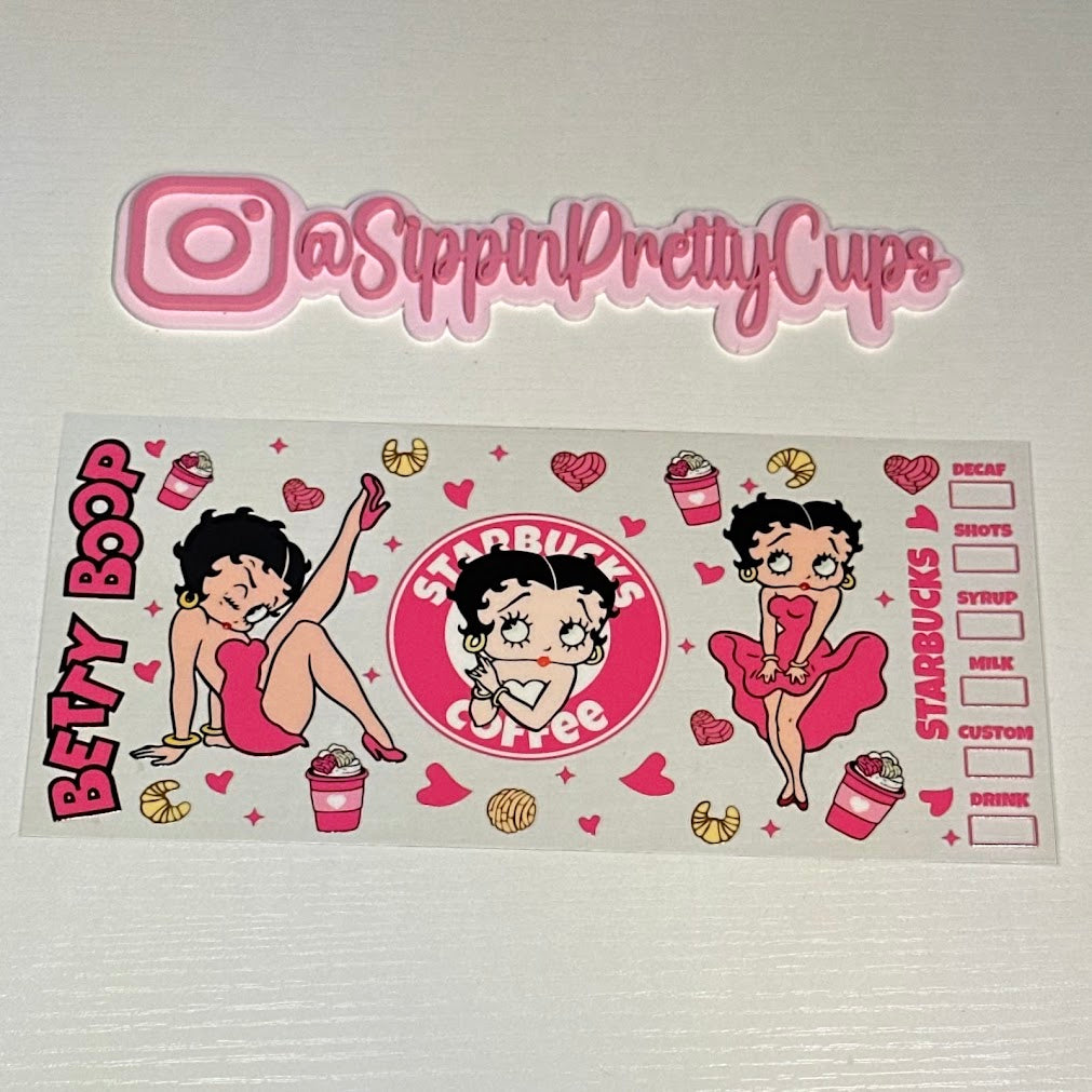 Betty Boop / Betty Starbucks Pink