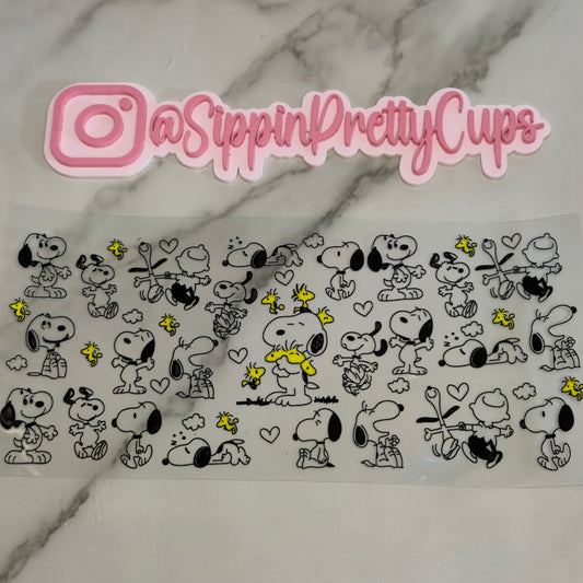 Movie / Snoopy Black and Yellow
