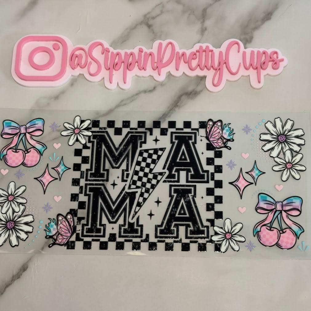 Mom / Mama Checkered Cherries