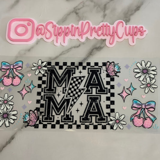 Mom / Mama Checkered Cherries