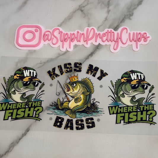 Dad / Kiss My Bass Fishing