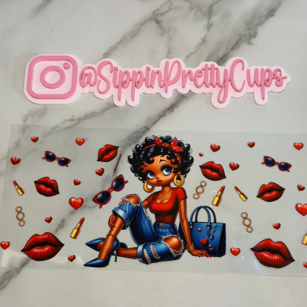 Betty Boop / Betty Girly Coquette Lips