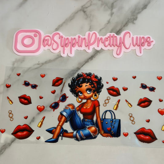 Betty Boop / Betty Girly Coquette Lips
