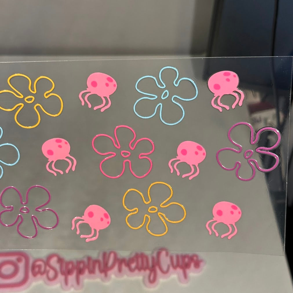 Boys / SpongeBob Jelly Fish and Flowers