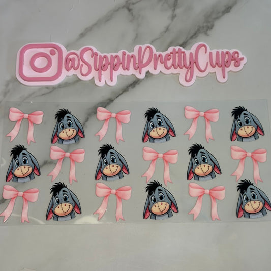 Winnie The Pooh / Eeyore Pink Bows