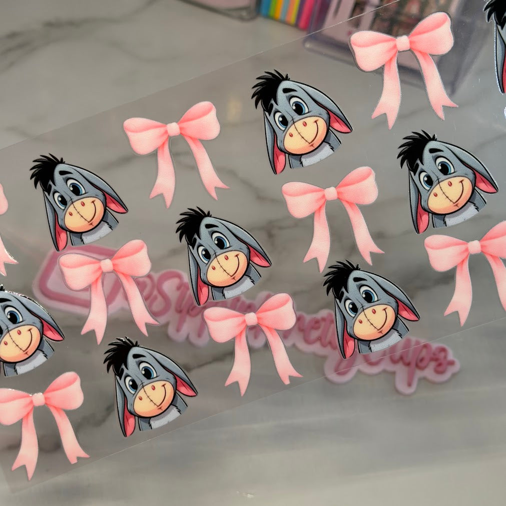 Winnie The Pooh / Eeyore Pink Bows