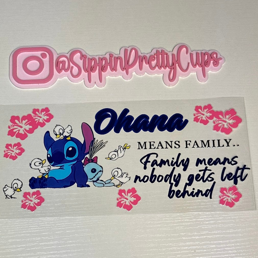 Stitch / Ohana means family