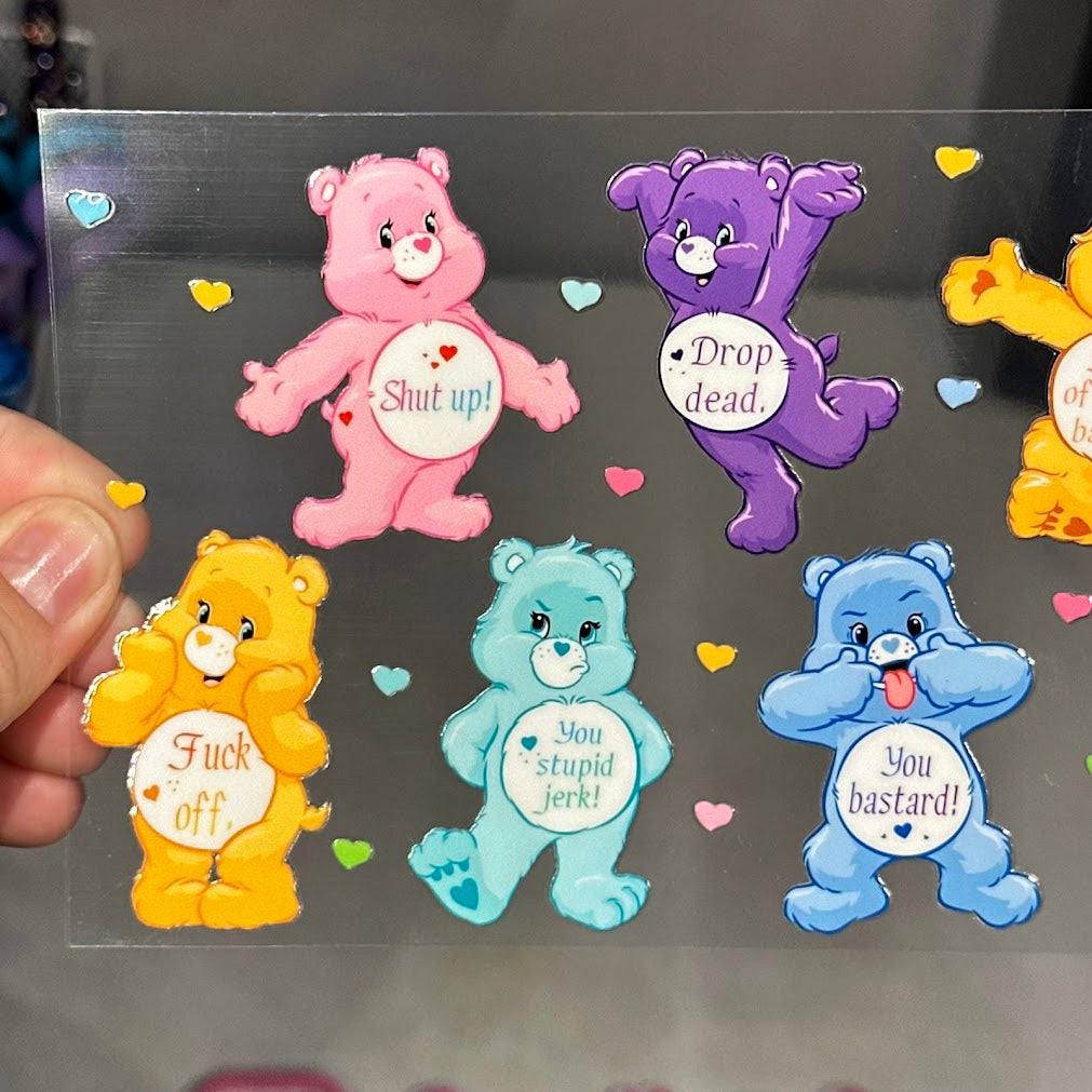 Care bears / Swear bears and hearts