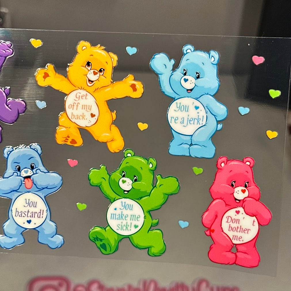 Care bears / Swear bears and hearts