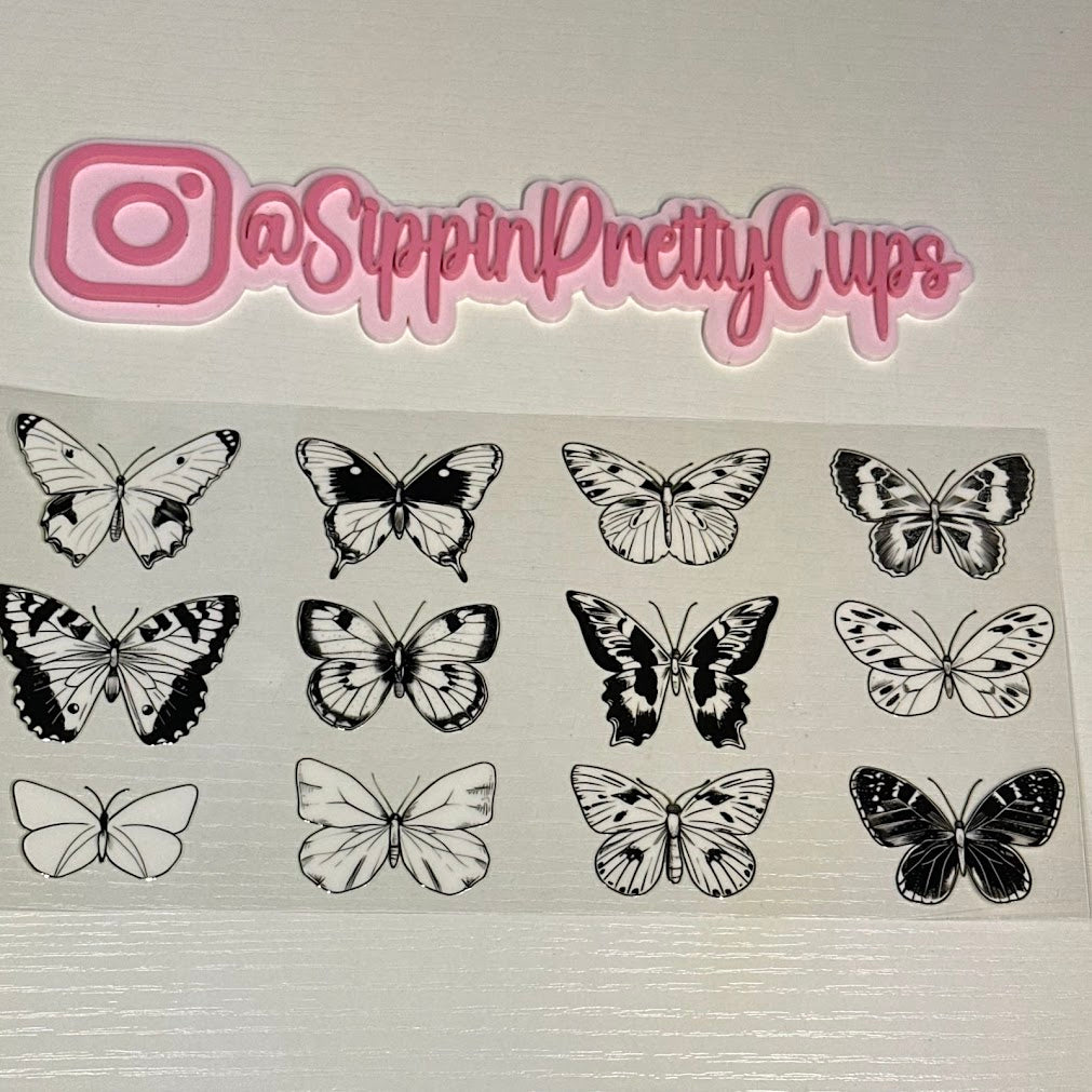 Butterflies / Black and White