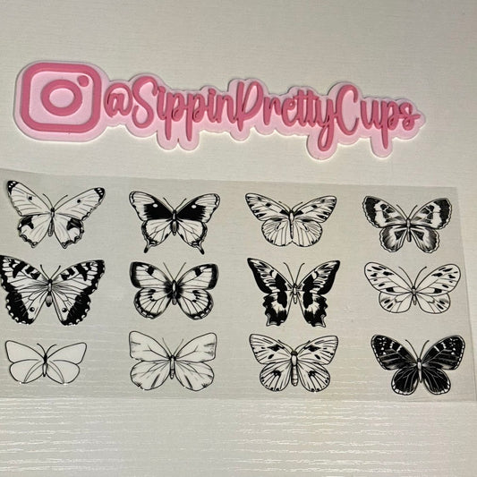 Butterflies / Black and White