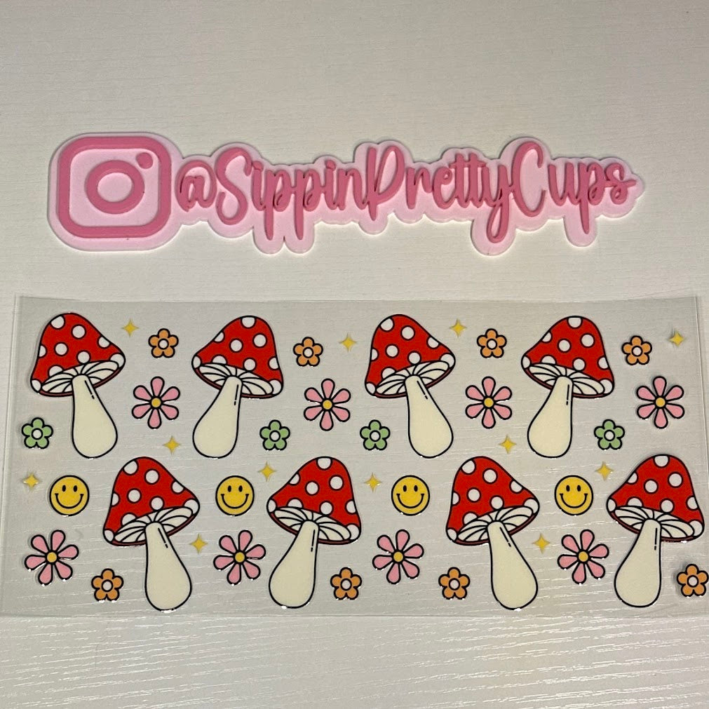 Boho / Red Mushrooms