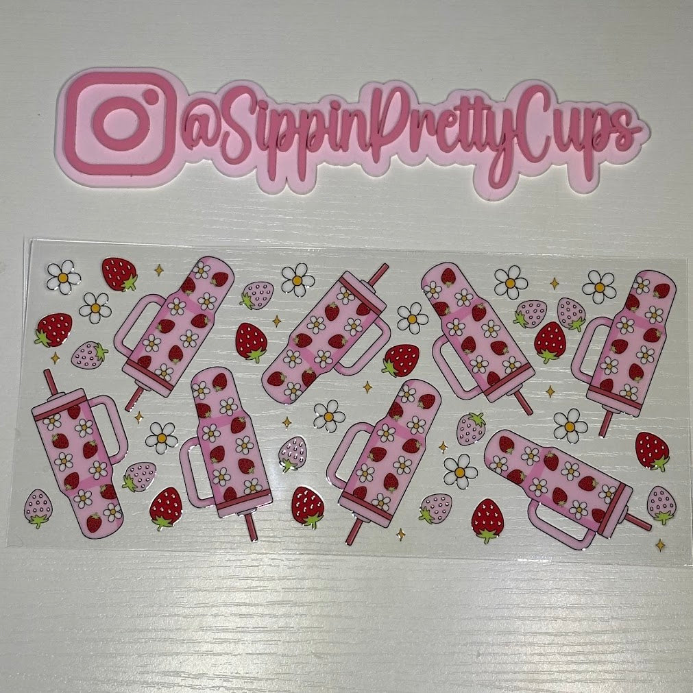 Girly / Strawberry tumblers