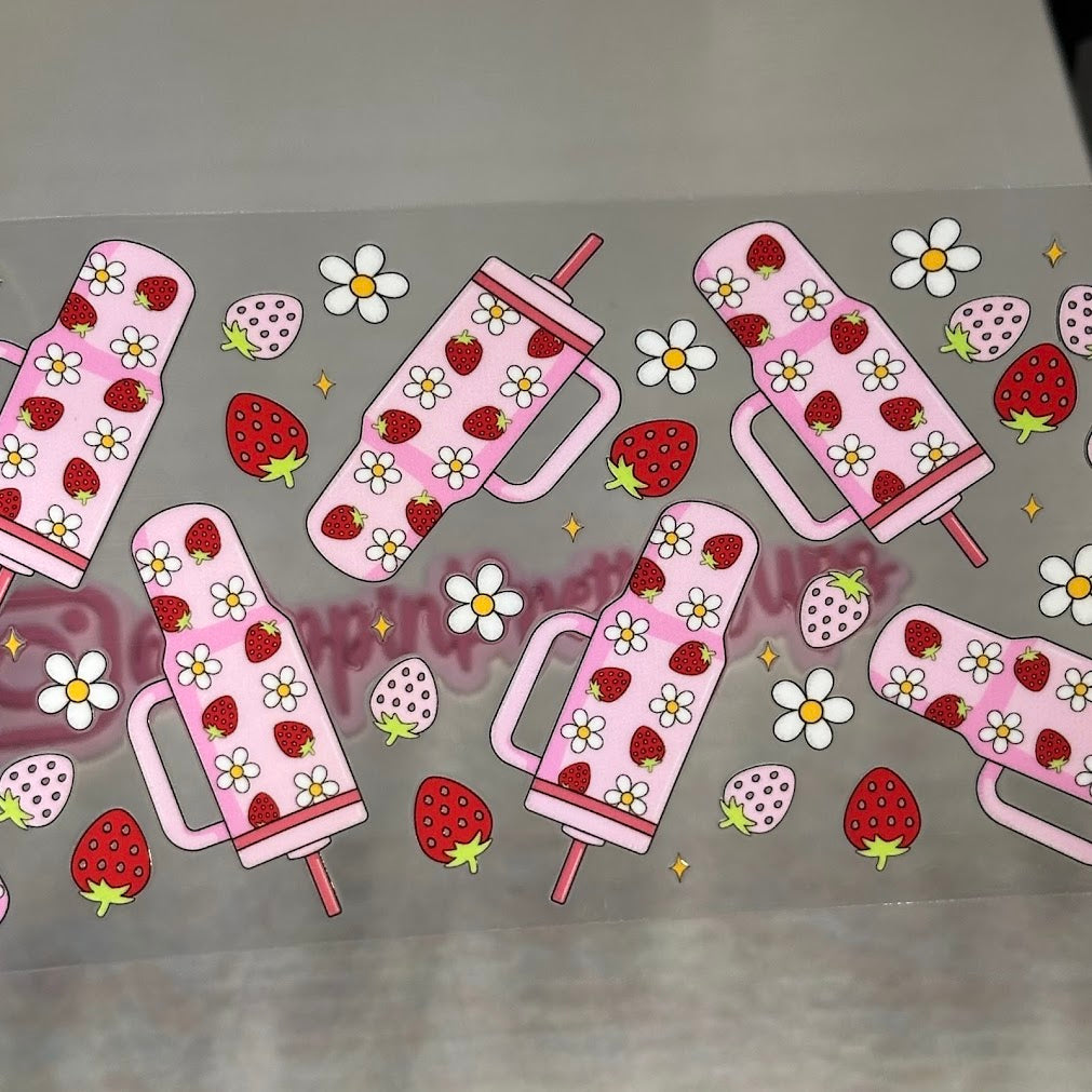 Girly / Strawberry tumblers