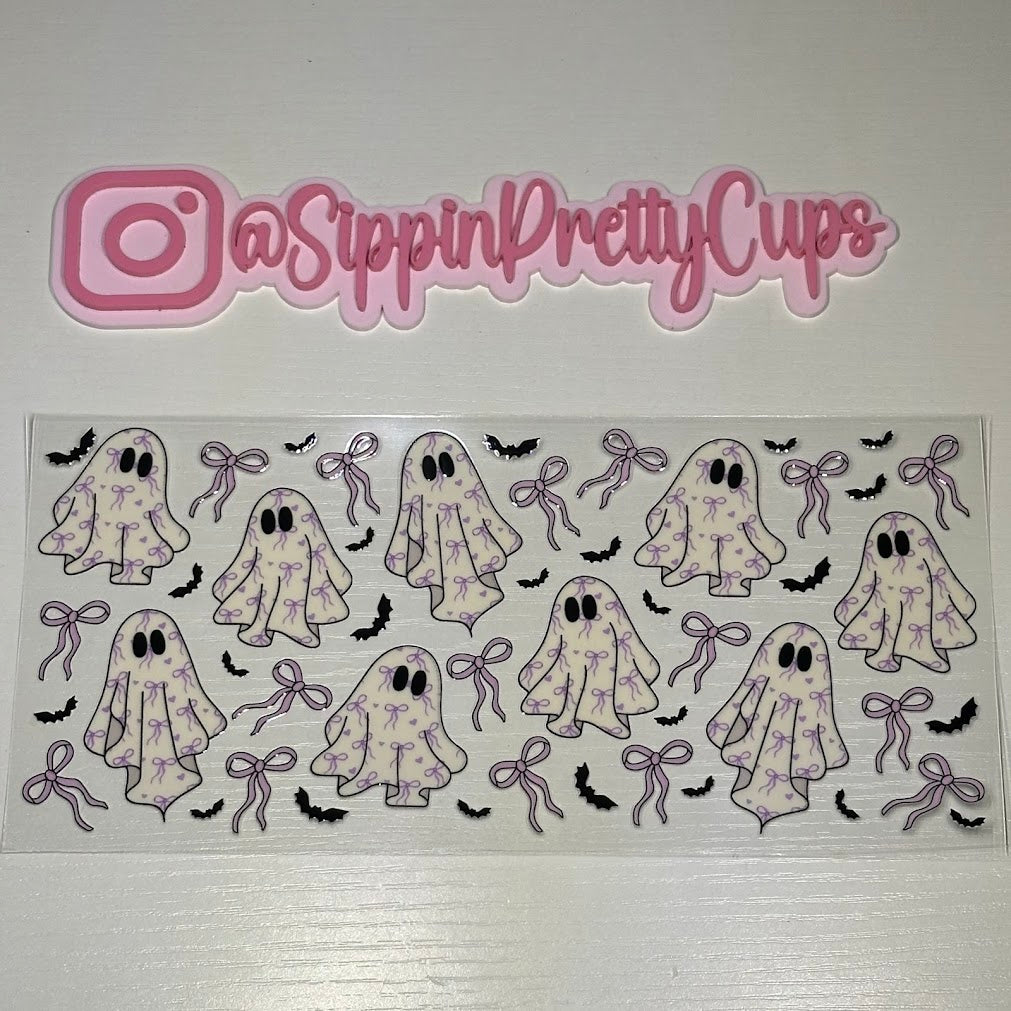 Halloween / Ghost Purple Bows