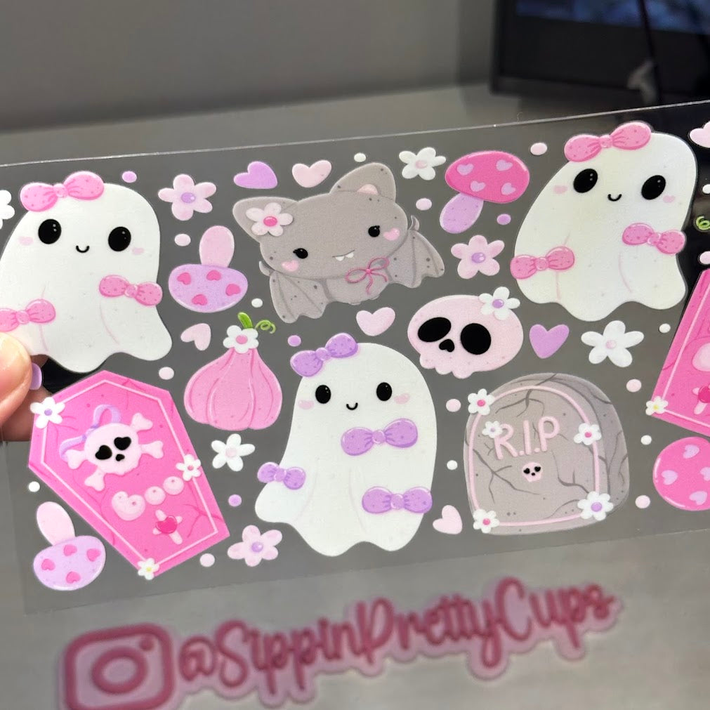 Halloween / Girly  ghosts and bats