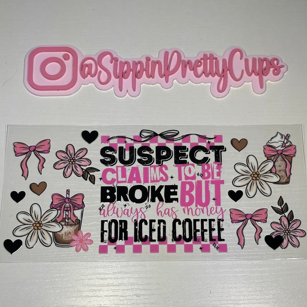 Funny / Suspect broke Iced Coffee