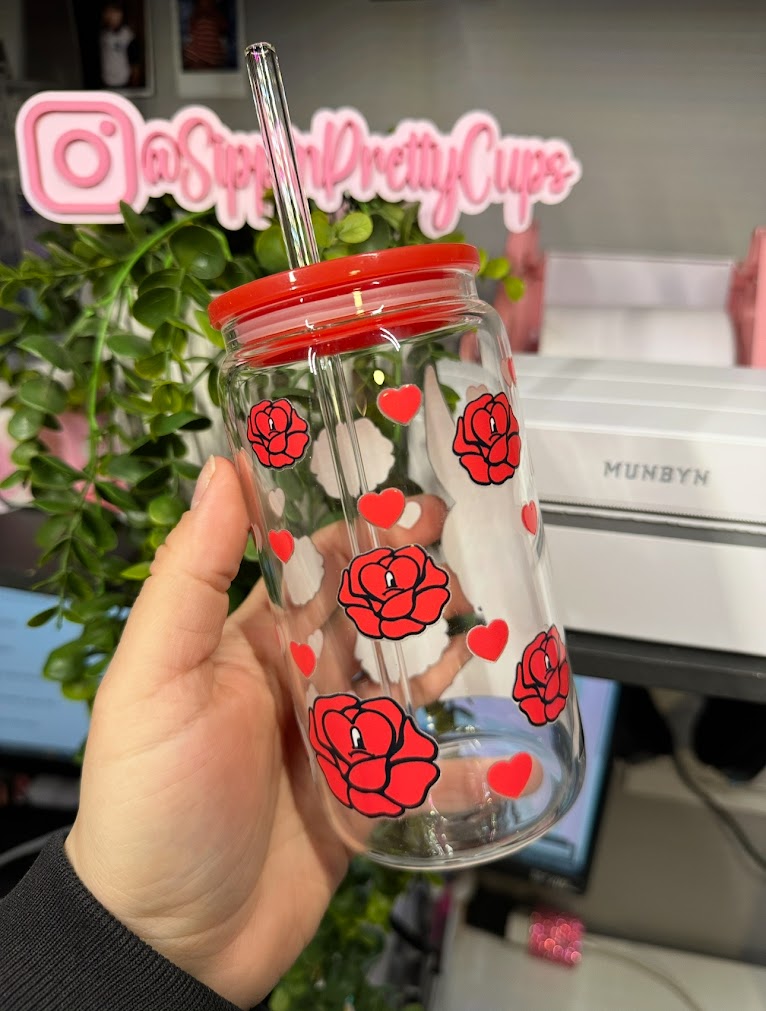 16oz Glass Bad Bunny