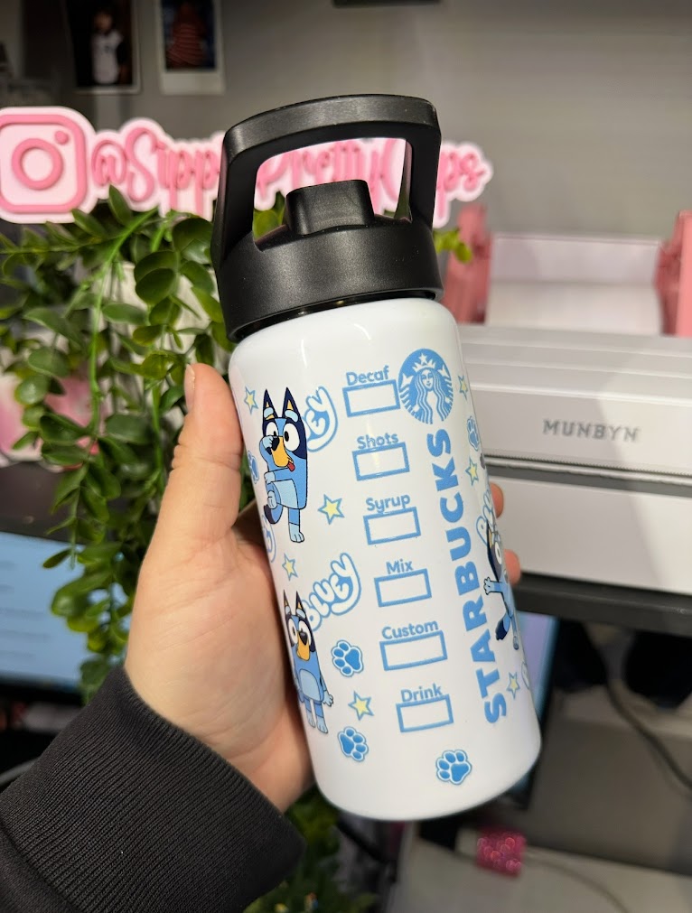 15oz Stainless Steel waterbottle Bluey