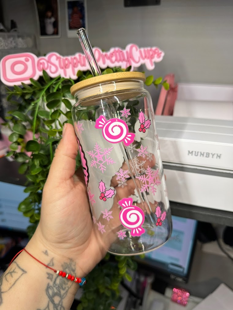 16oz Glass Winter HK