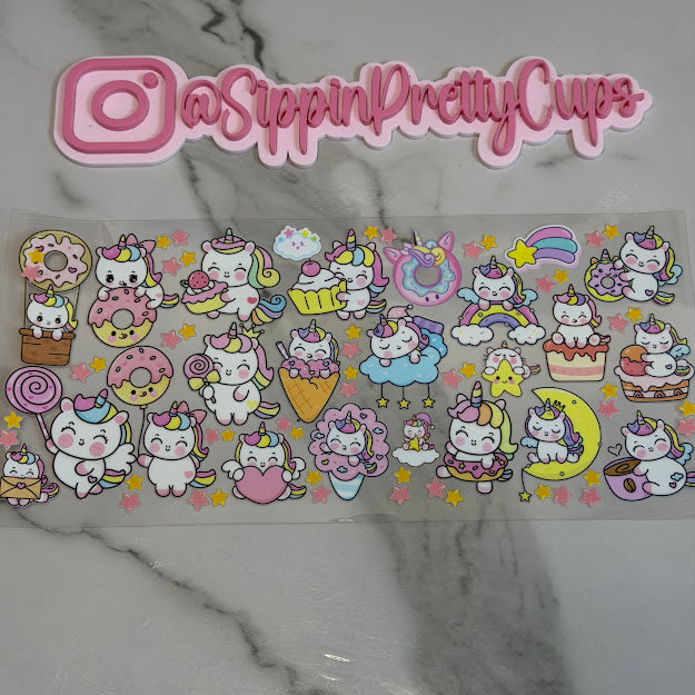 Children / Unicorns Donuts and Ice Cream