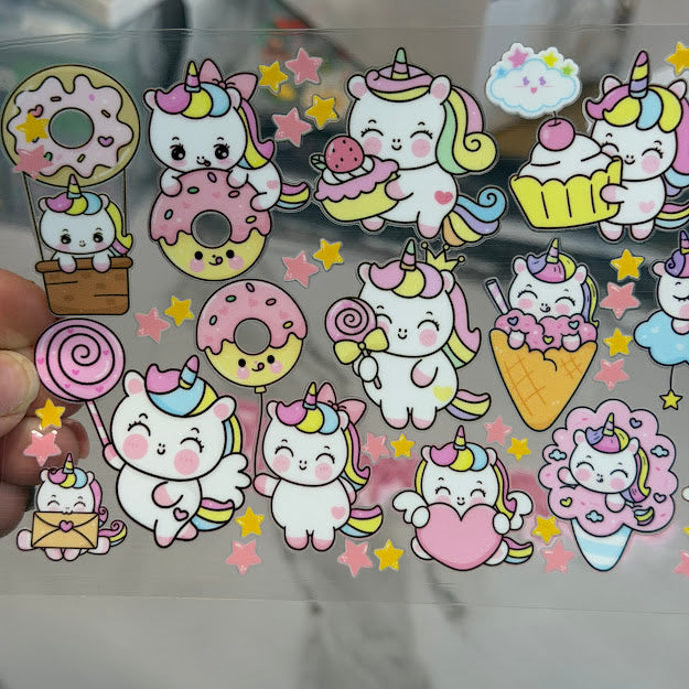 Children / Unicorns Donuts and Ice Cream