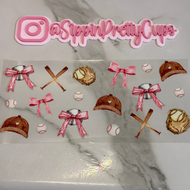 Sports / Baseball Girly Bows
