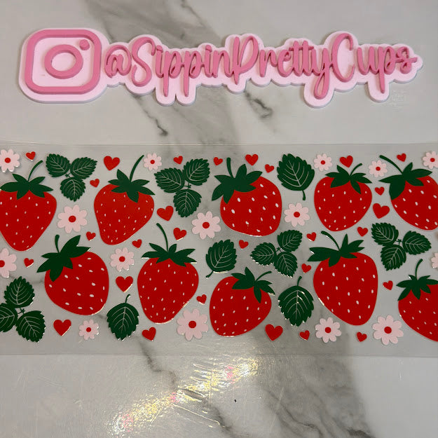 Strawberry / Strawberries and Flowers