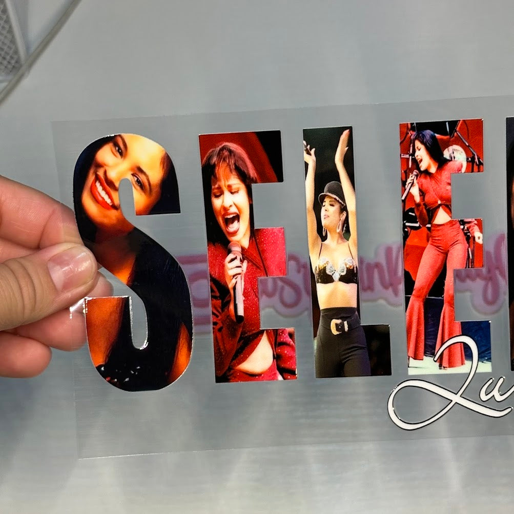 Celebrities / Selena photo lettering