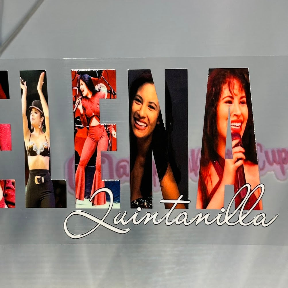 Celebrities / Selena photo lettering
