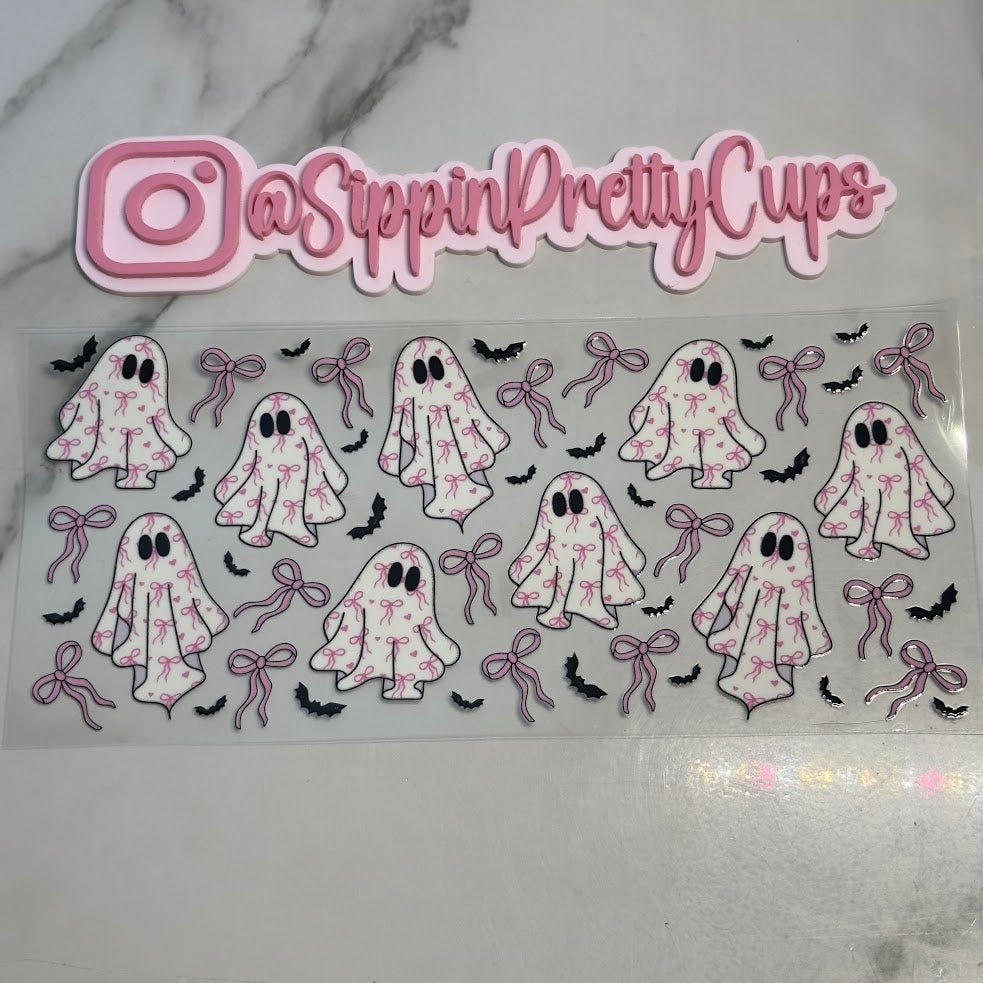 Halloween / Pink Bows Ghosts