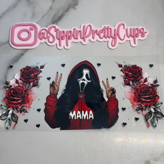 Halloween / Ghost Red Mama Roses