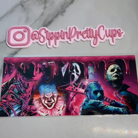 Halloween / Hot Pink Drip 4 Characters