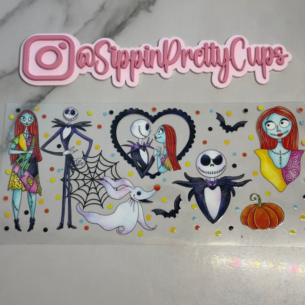Halloween / Jack and Sally Dots