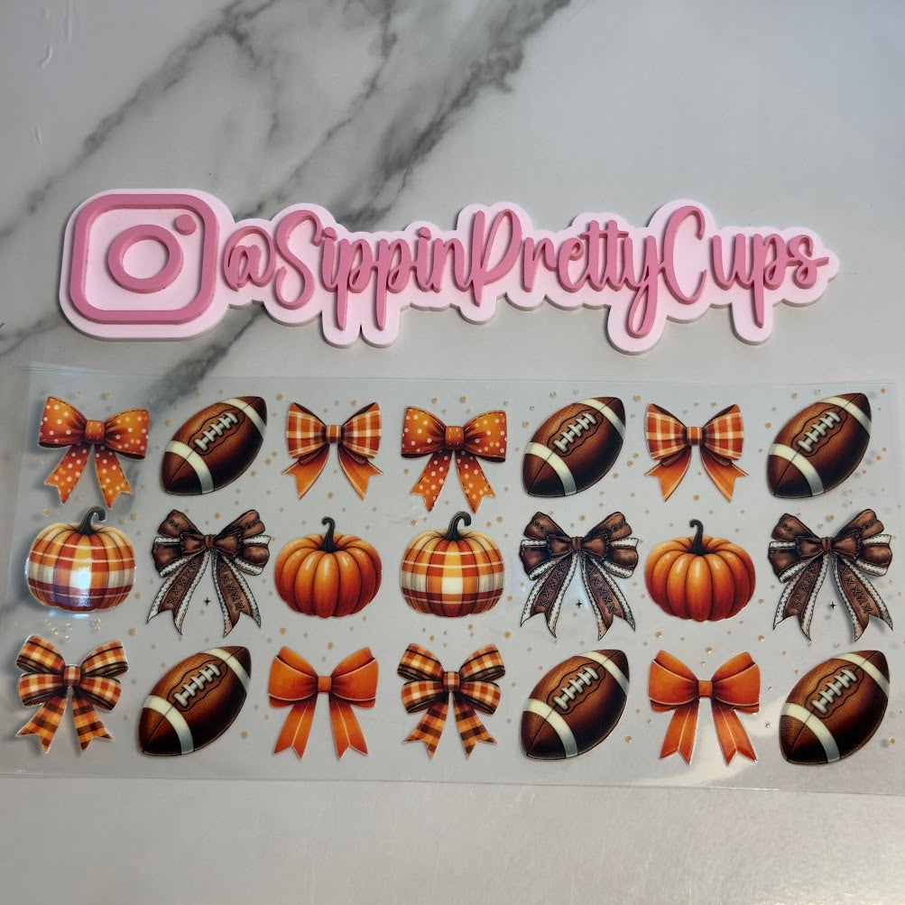 Sports / Fall themed Football and Bows
