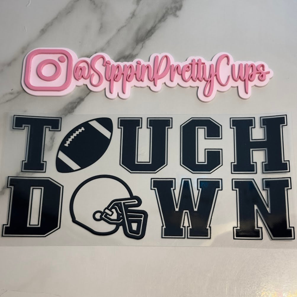 Sports /  Black Touch Down Football