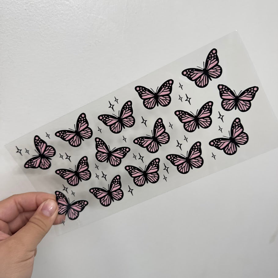 Pink Butterfly DOUBLE-SIDED