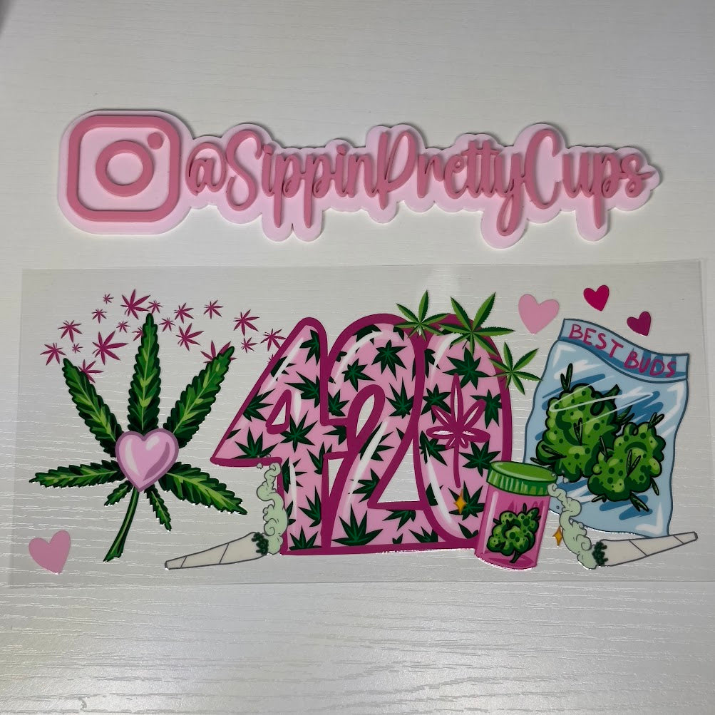 420 / Pink Green 420 things