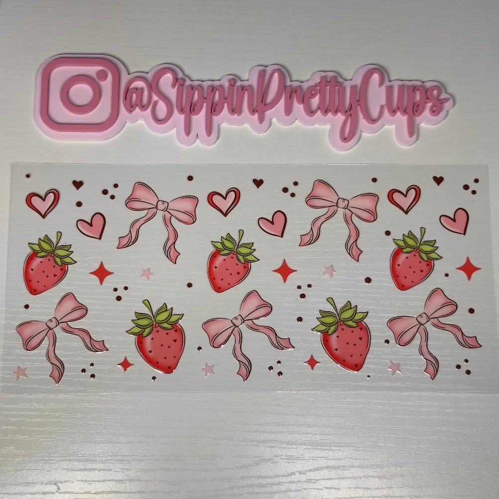 Strawberries and Bows