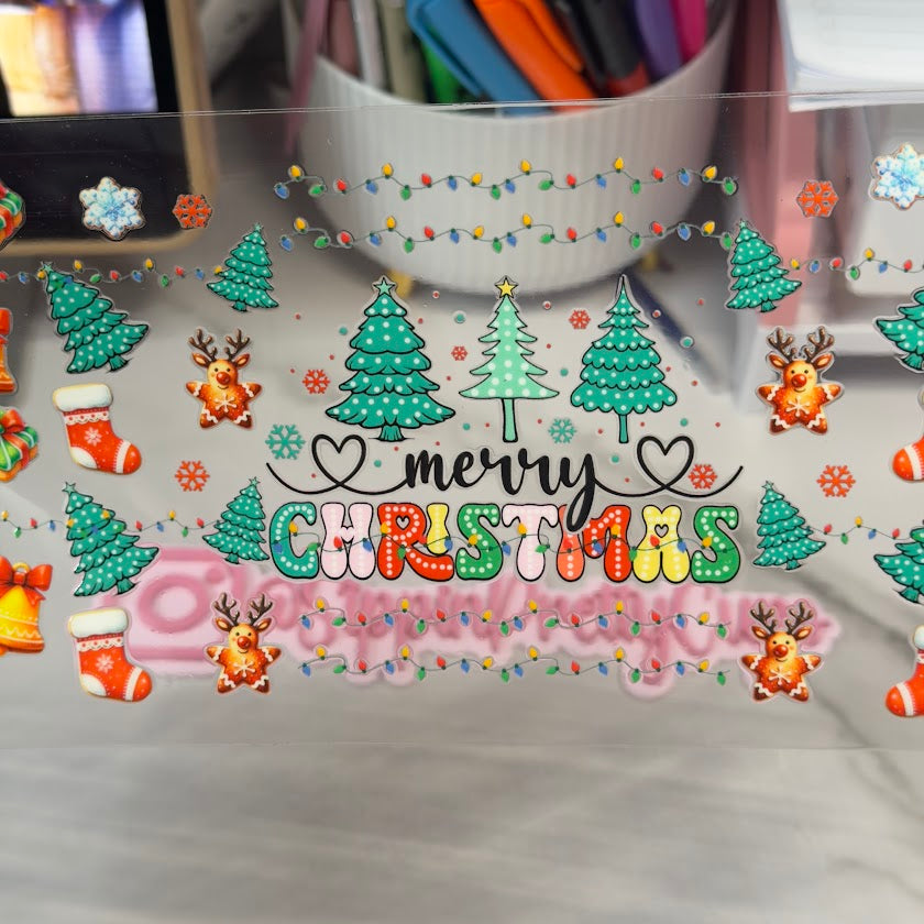 Christmas / Merry Christmas Cute Trees and Lights