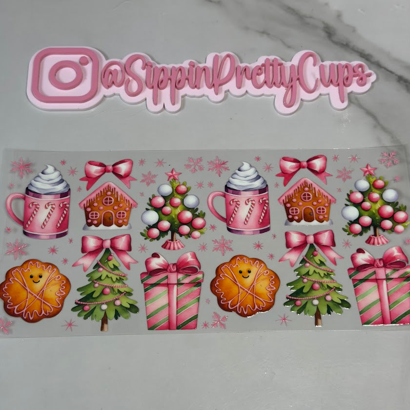 Christmas / Pink Christmas things gingerbread