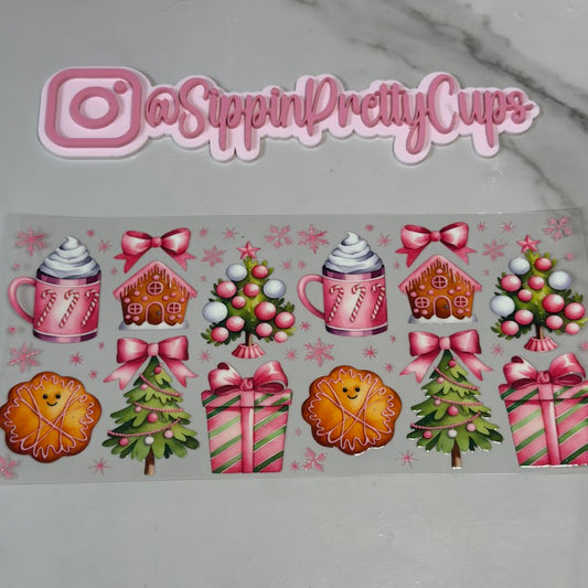 Christmas / Pink Christmas things gingerbread