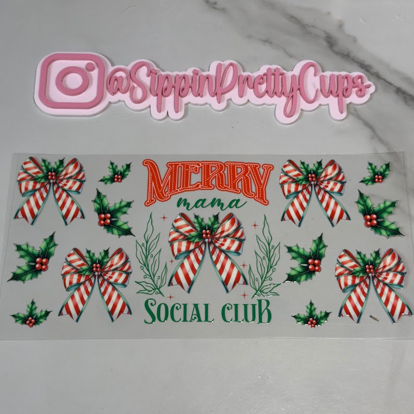 Christmas / Merry Mama Social Club Mistletoe