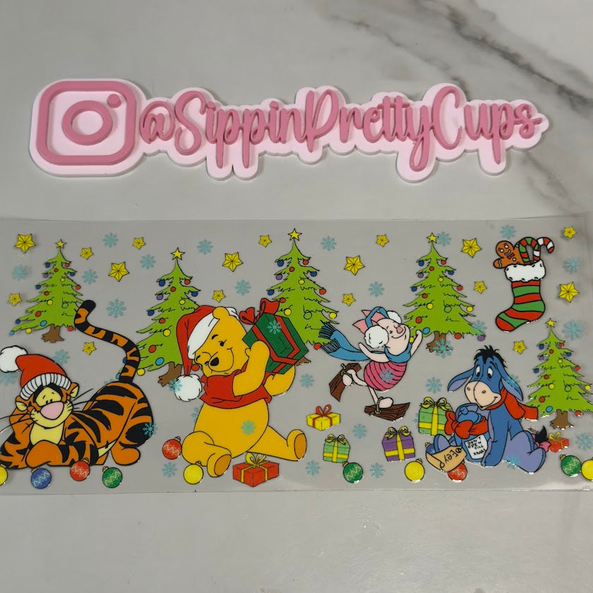 Christmas / Winnie the Pooh Christmas and trees