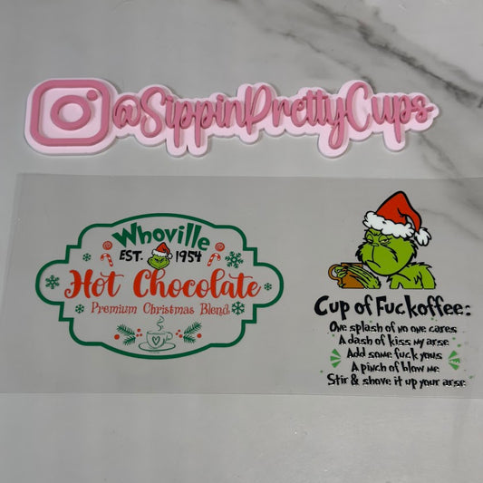 Christmas / Whoville Hot Chocolate Cup of Eff Coffee