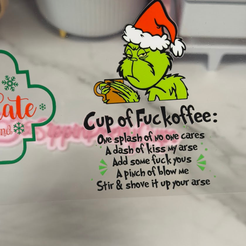 Christmas / Whoville Hot Chocolate Cup of Eff Coffee
