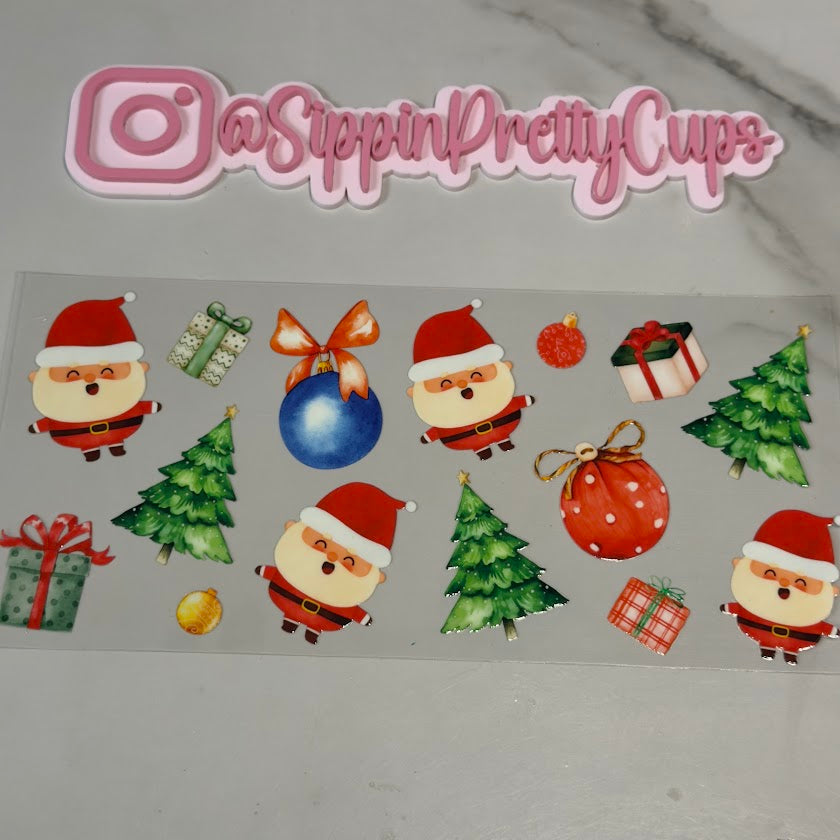 Christmas / Cute Baby Santa Presents Trees